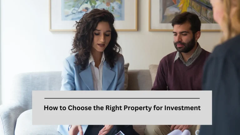 How to Choose the Right Property for Investment