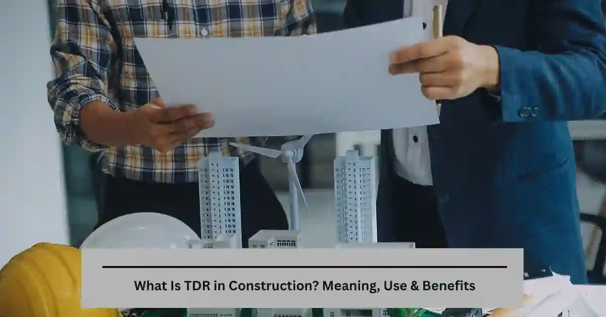 What Is TDR in Construction? Meaning, Use & Benefits
